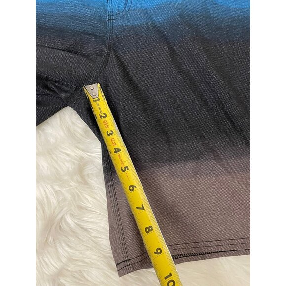 O'Neill Mens Unlined Surf Board Shorts Size 32 Blue Gray Color Block - Picture 7 of 8